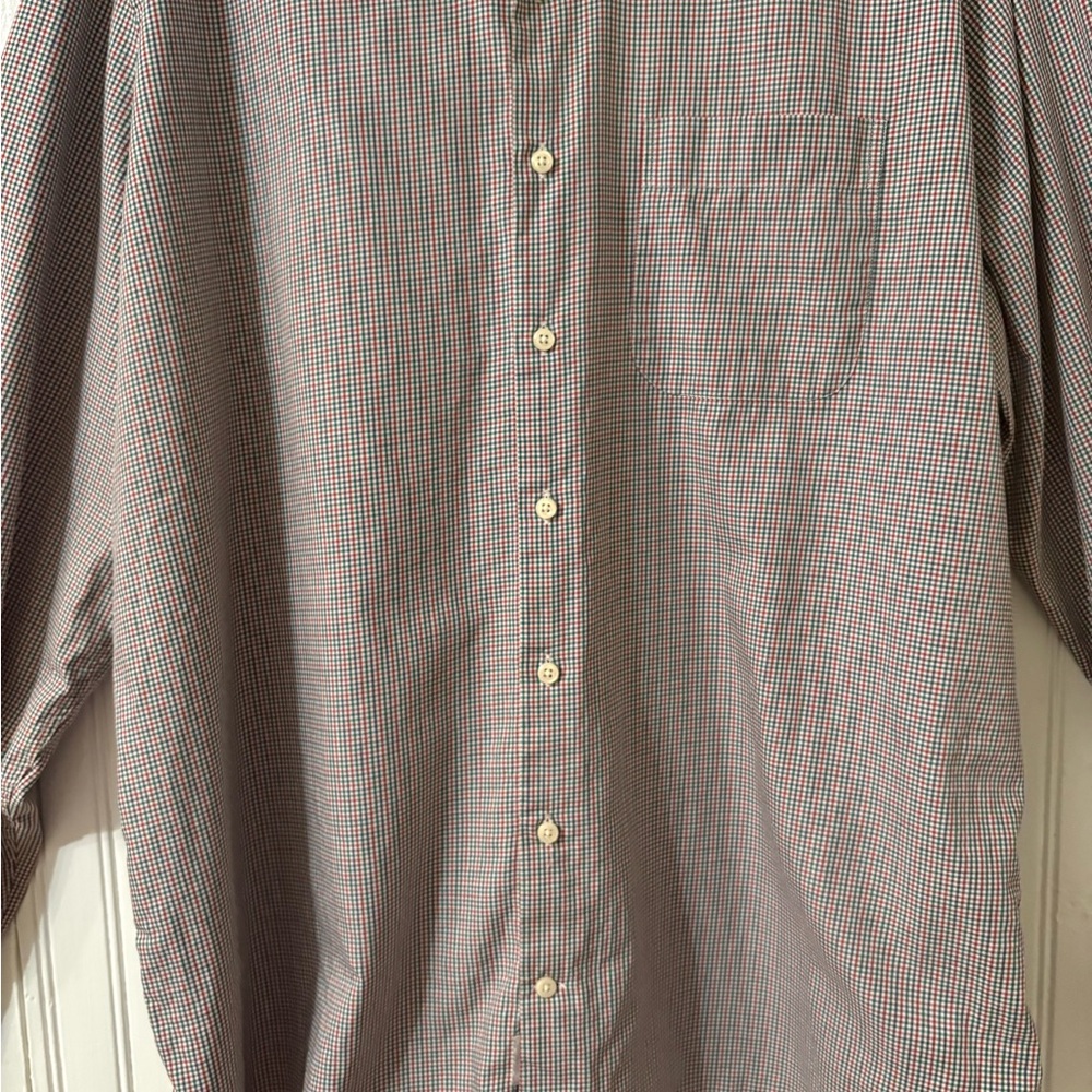 Peter Millar Multicolor Micro Check Button Down S… - image 2